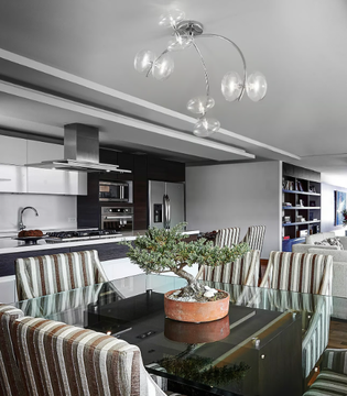 DOLCE L 60 - Metal ceiling lamp by Metal Lux - view 3